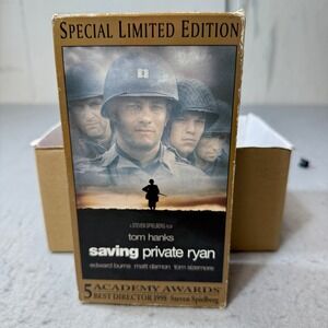 DreamWorks Saving Private Ryan‎ VHS Adult OS Gold Good Special Limited Edition
